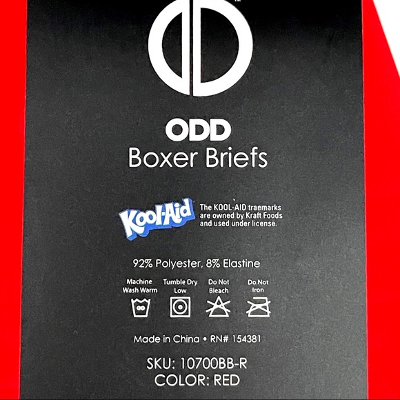 🆕 Kool-Aid Man Odd Boxer Briefs Red Large XL - Picture 3 of 6